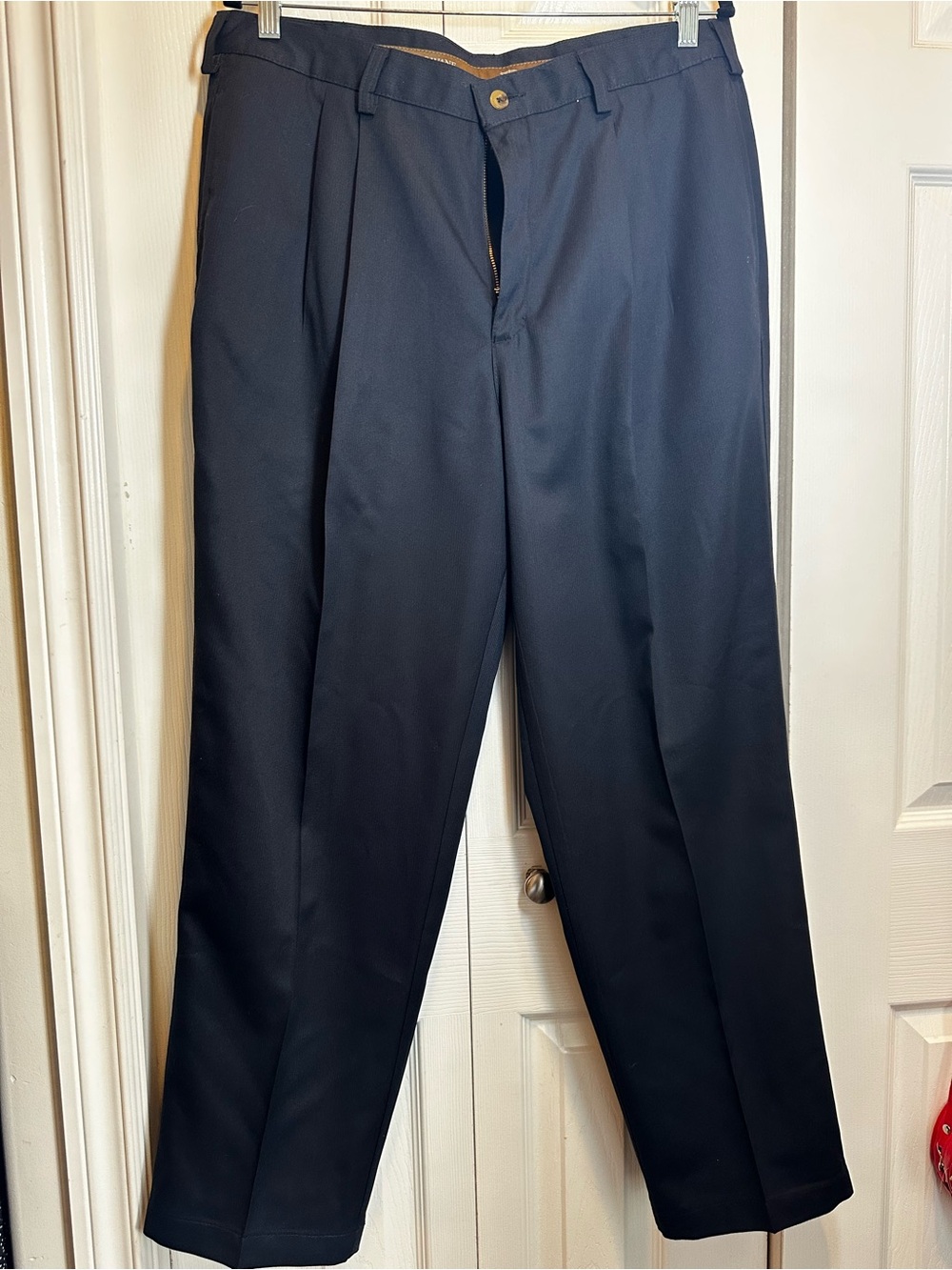 Savane Navy Pleated Men's Dress Pants 32x30 #77